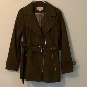 Brown Michael Kors all weather coat. Never worn. Medium